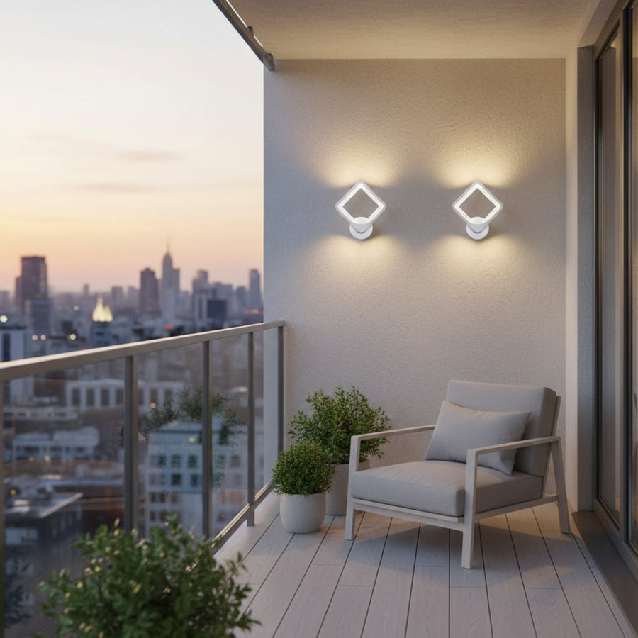 Akila LED fali lámpa, 15W, fehér, hideg/meleg/semleges fény Beltéri fali lámpák Alapértelmezett cím Alessandro Design