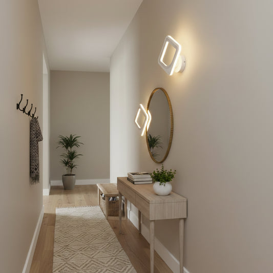 Akila LED fali lámpa, 15W, fehér, hideg/meleg/semleges fény Beltéri fali lámpák Alapértelmezett cím Alessandro Design