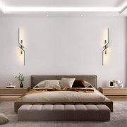 Avyaan LED fali lámpa 22W fekete Belső fali lámpák Alapértelmezett cím Alessandro Design