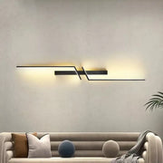 Avyaan LED fali lámpa 22W fekete Belső fali lámpák Alapértelmezett cím Alessandro Design