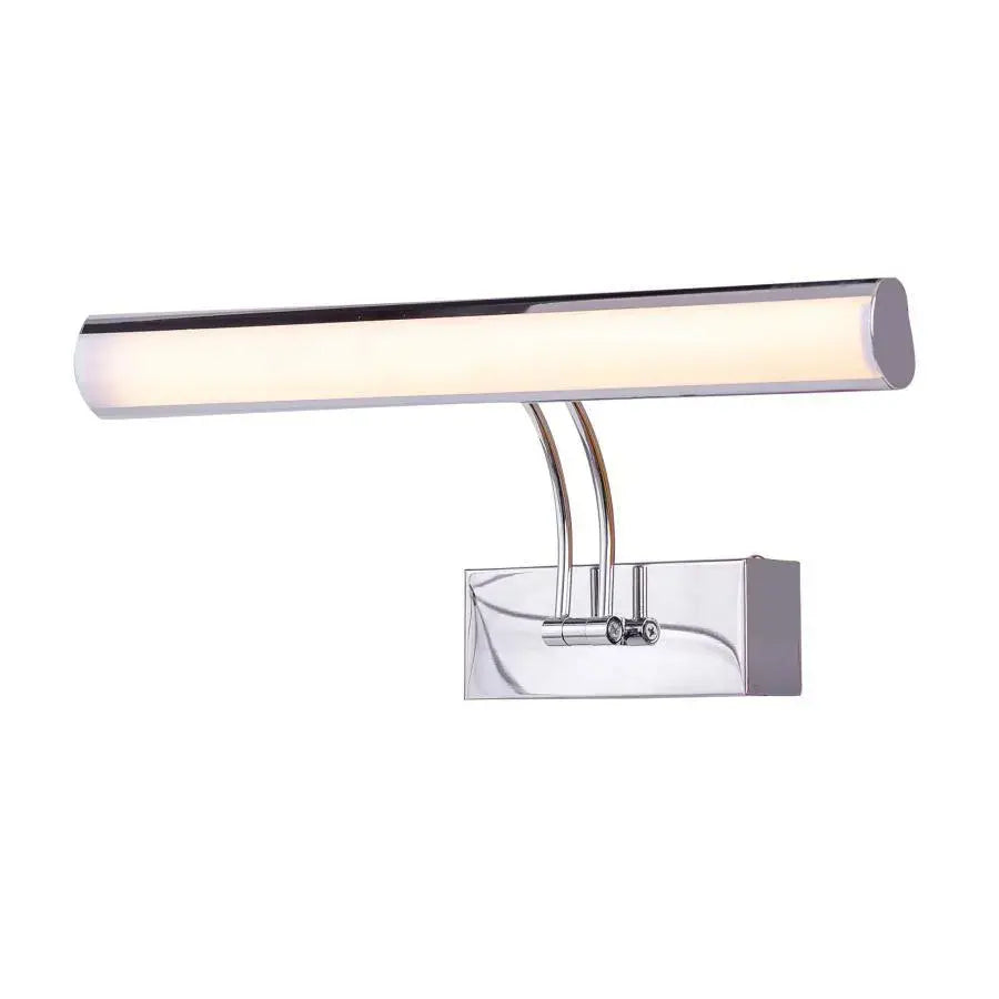 LED fürdőszobai fali lámpa Georgi, 24 W, ezüst fürdőszobai fali lámpa Alapértelmezett cím Alessandro Design
