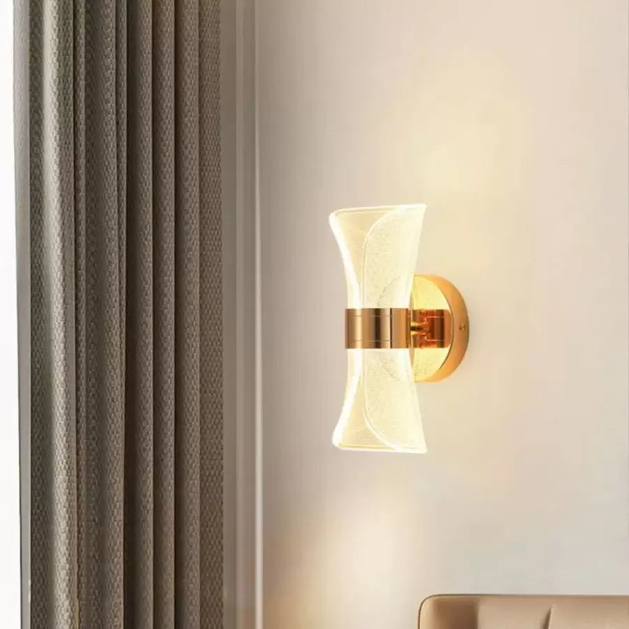 Callum 7W arany LED fali lámpa beltéri fali lámpák alapértelmezett cím Alessandro Design