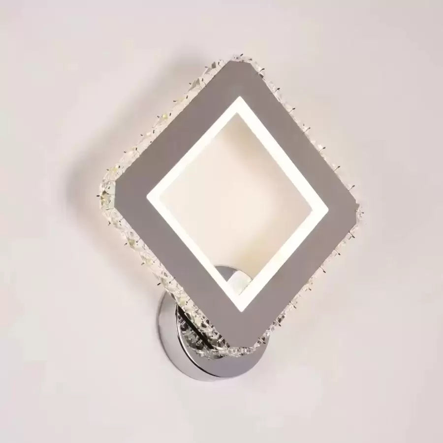LED falilámpa Cristal Santana 34W ezüst belső fali lámpa alapcím Alessandro Design