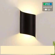 Kültéri LED fali lámpa Hande 10W IP65 fekete Kültéri fali lámpák Alapértelmezett cím Alessandro Design