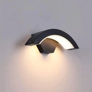 Kültéri LED fali lámpa Harera, 12W, fém, fekete Kültéri fali lámpák Alapértelmezett cím Alessandro Design