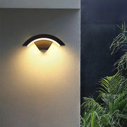 Kültéri LED fali lámpa Harera, 12W, fém, fekete Kültéri fali lámpák Alapértelmezett cím Alessandro Design
