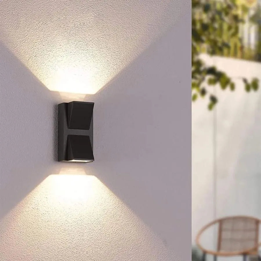 Kültéri LED fali lámpa Kirima 6W fekete Kültéri fali lámpák Alapértelmezett cím Alessandro Design