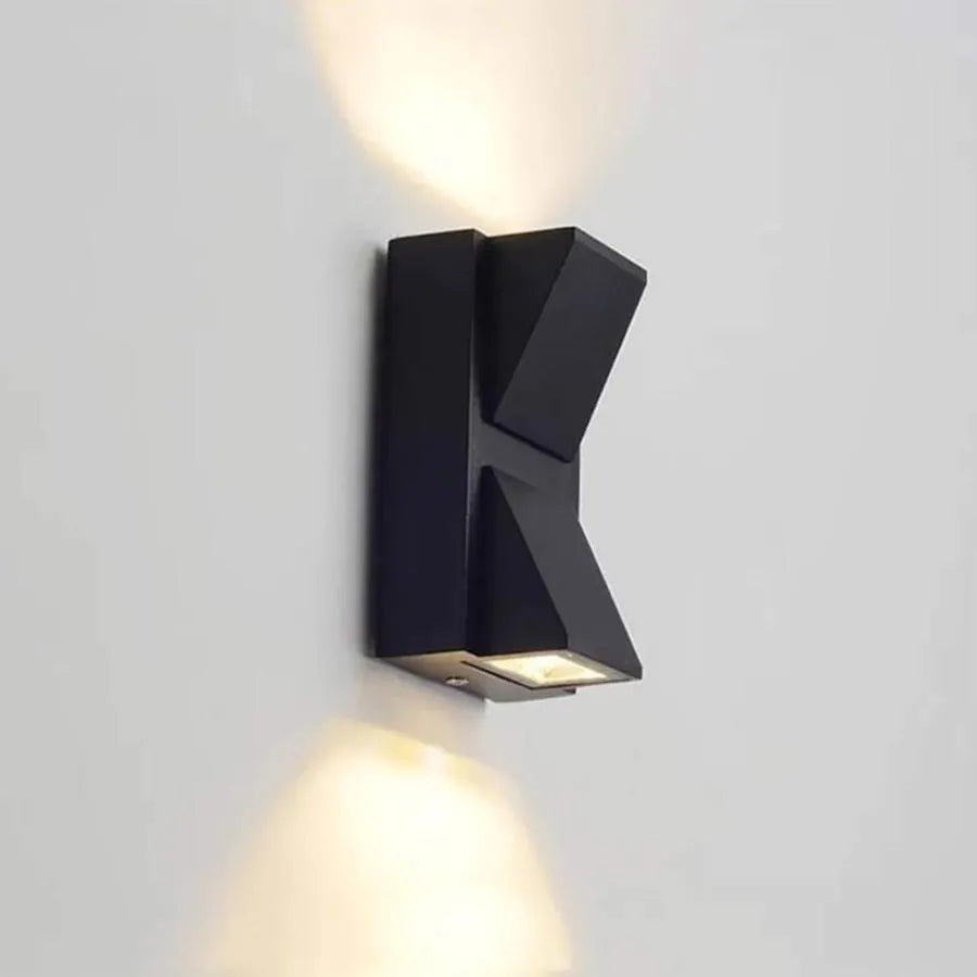 Kültéri LED fali lámpa Kirima 6W fekete Kültéri fali lámpák Alapértelmezett cím Alessandro Design
