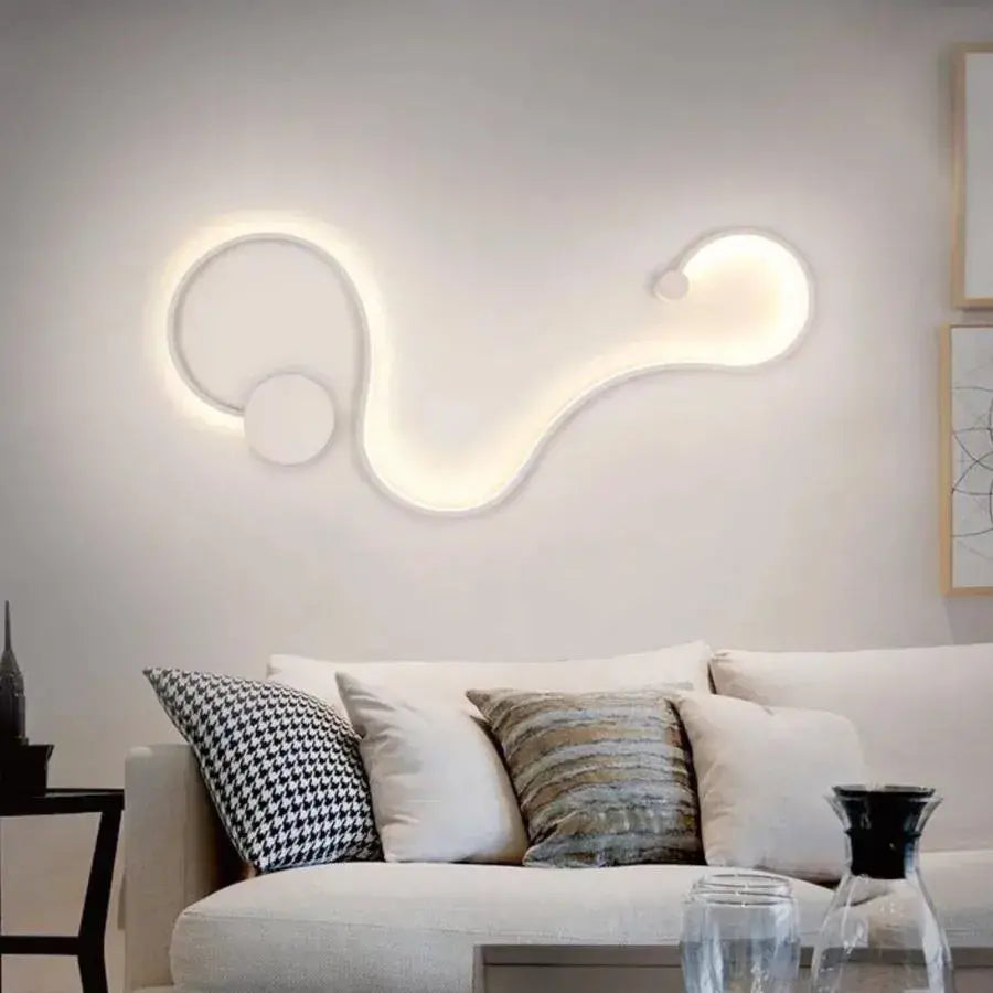 LED lámpa Deborah 38W dekoratív hideg/meleg/semleges könnyű fém és fehér szilikon beltéri lámpák alapértelmezett cím Alessandro Design