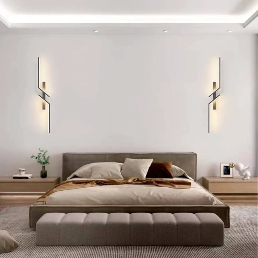 Elliana LED fali lámpa 18W fekete fehér Beltéri fali lámpák Alapértelmezett cím Alessandro Design