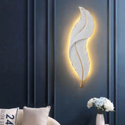 Esther LED fali lámpa, ék alakú, 36 W, 87 cm fehér/arany beltéri fali lámpa Alapértelmezett cím Alessandro Design