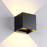 Kültéri LED fali lámpa Aryan 5W Black Kültéri fali lámpa Alapértelmezett cím Alessandro Design