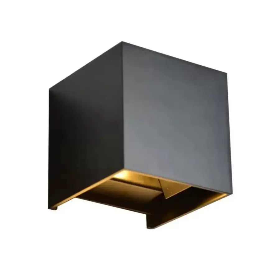 Kültéri LED fali lámpa Aryan 5W Black Kültéri fali lámpa Alapértelmezett cím Alessandro Design