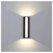Berfin külső LED fali lámpa, 7W, 3000K, fekete, fém beltéri fali lámpák alapértelmezett cím Alessandro Design
