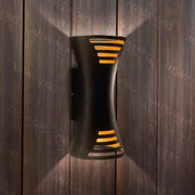 Brycen kültéri LED fali lámpa 10 W arany fekete kültéri fali lámpák alapértelmezett cím Alessandro Design