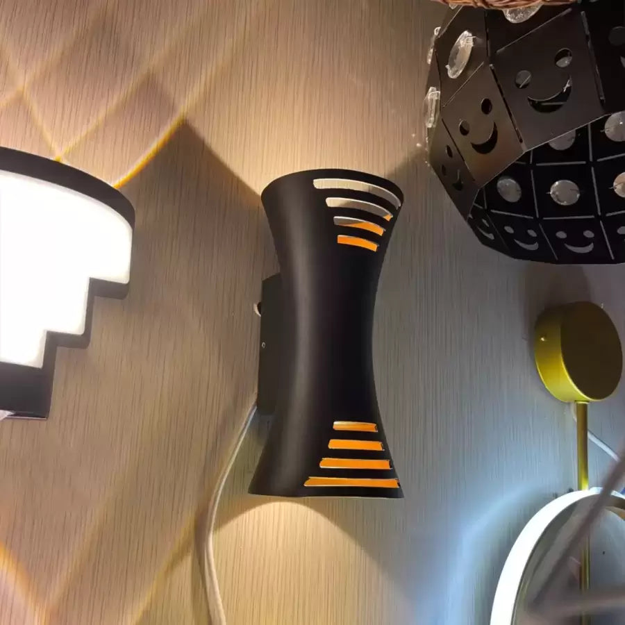 Brycen kültéri LED fali lámpa 10 W arany fekete kültéri fali lámpák alapértelmezett cím Alessandro Design