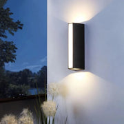 Kültéri LED fali lámpa Carina, 20W, fekete, 3000K, fém Kültéri fali lámpák Alapértelmezett cím Alessandro Design