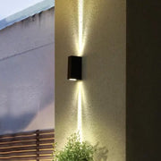 Kültéri LED fali lámpa Celsis 6W fekete Kültéri fali lámpa Alapértelmezett cím Alessandro Design