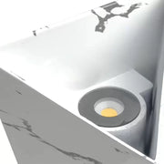 Eden kültéri LED fali lámpa 10W fehér kültéri fali lámpa alapértelmezett cím Alessandro Design