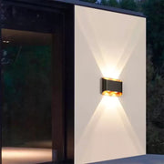 Külső LED fali lámpa Ellis 4W Gold Black Kültéri fali lámpák Alapértelmezett cím Alessandro Design