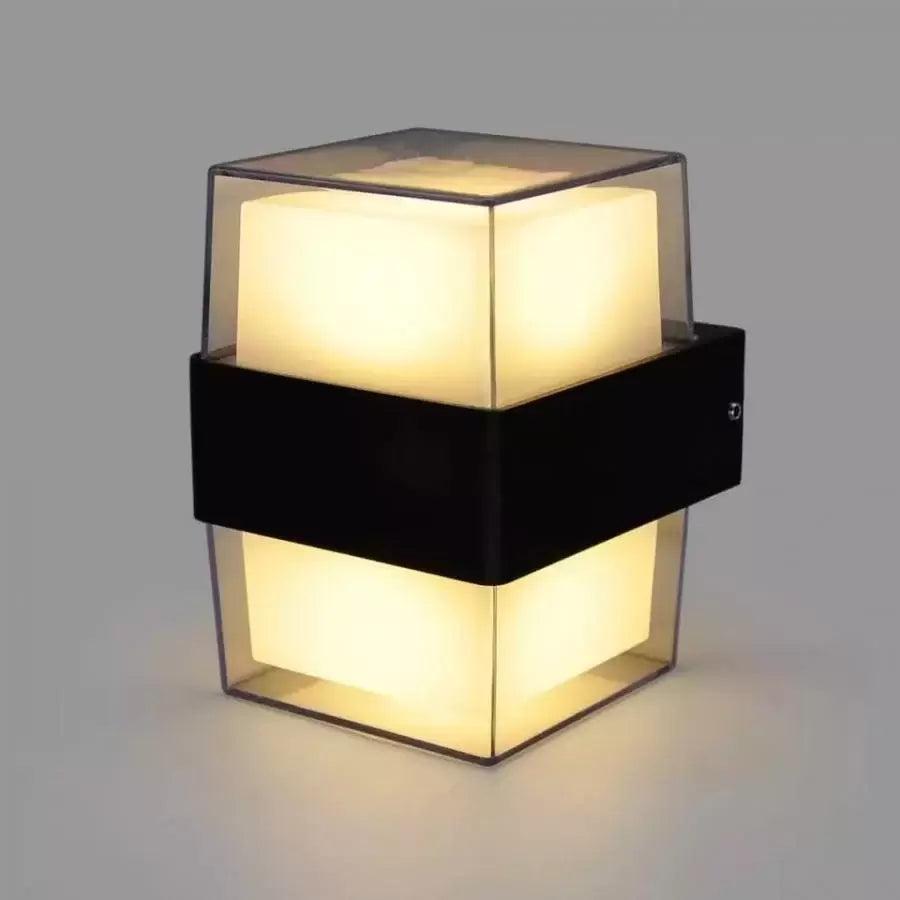 Kültéri LED fali lámpa Kennedy 12W fehér fekete Kültéri fali lámpák Alapértelmezett cím Alessandro Design