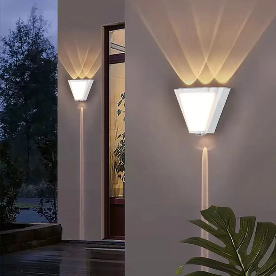 Kyler 9W fehér LED kültéri fali lámpa