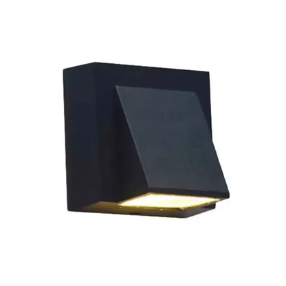 Külső LED fali lámpa Matthias 5W Fekete Meleg fény Kültéri fali lámpák Alapértelmezett Cím Alessandro Design