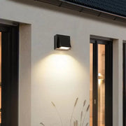 Külső LED fali lámpa Matthias 5W Fekete Meleg fény Kültéri fali lámpák Alapértelmezett Cím Alessandro Design