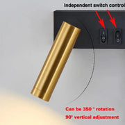 LED Glory 9W fekete arany fali lámpa kültéri fali lámpák alapértelmezett cím Alessandro Design