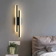 Lyra LED fali lámpa, 18W, akril, fekete fehér Beltéri fali lámpák Alapértelmezett cím Alessandro Design