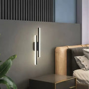 Lyra LED fali lámpa, 18W, akril, fekete fehér Beltéri fali lámpák Alapértelmezett cím Alessandro Design