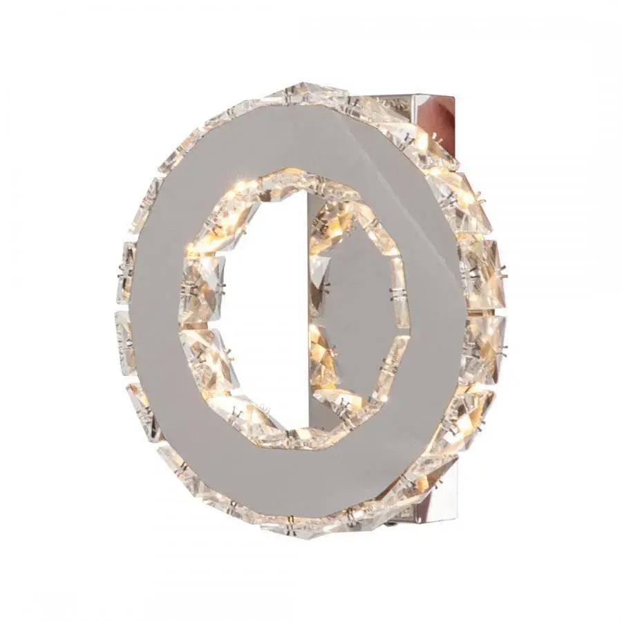 Kristály LED csillár MAJORA 8W, Átmérő 20cm, Hideg/Meleg/Semleges fény, Fényes Chrome Crystal LED csillárok Alapértelmezett cím Alessandro Design
