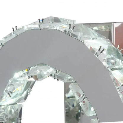 Kristály LED csillár MAJORA 8W, Átmérő 20cm, Hideg/Meleg/Semleges fény, Fényes Chrome Crystal LED csillárok Alapértelmezett cím Alessandro Design