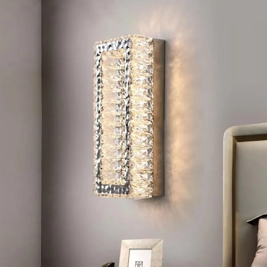 Crystal Mefisto LED fali lámpa 24W Ezüst Beltéri fali lámpák Alapértelmezett cím Alessandro Design