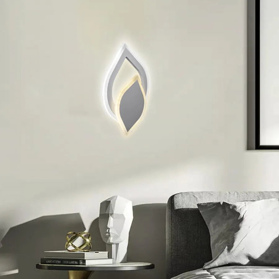Nina LED fali lámpa, 20 W, semleges fény, fehér belső fali lámpa Alapértelmezett cím Alessandro Design