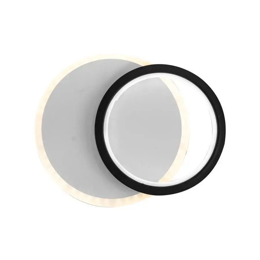SMALON LED fali lámpa 26W, 2 kör, hideg/meleg/semleges fény, fekete fehér LED csillár Alapértelmezett cím Alessandro Design
