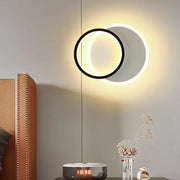 SMALON LED fali lámpa 26W, 2 kör, hideg/meleg/semleges fény, fekete fehér LED csillár Alapértelmezett cím Alessandro Design