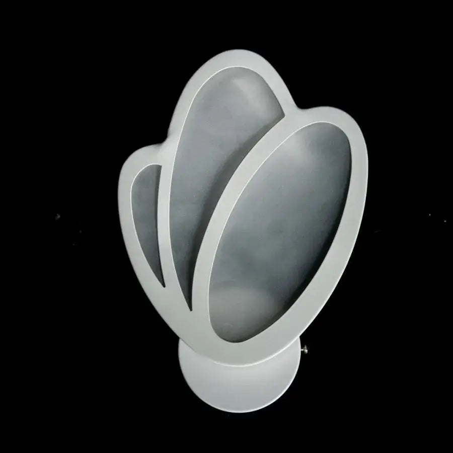 Tulipán LED fali lámpa 15 W, hideg/meleg/semleges fény 3000K/4000K/6000K, fehér, fém és akril beltéri fali lámpák alapértelmezett cím Alessandro Design