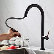 Konyhai csaptelep, egészségügyi sárgaréz, fekete, CF1035/B Konyhai csaptelepek Alapértelmezett cím Alessandro Design