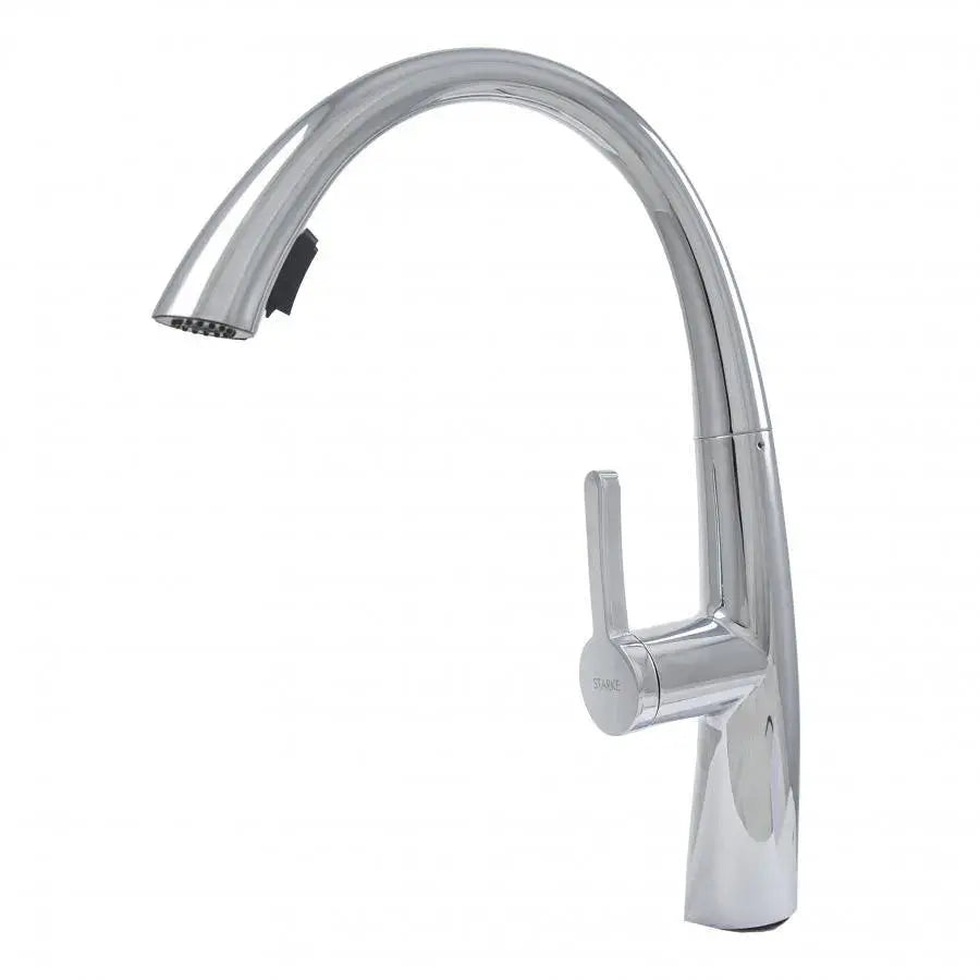 Konyhai csaptelep kihúzható zuhanyzóval, egészségügyi sárgaréz, króm, W059 Konyhai csaptelepek Alapértelmezett cím Alessandro Design