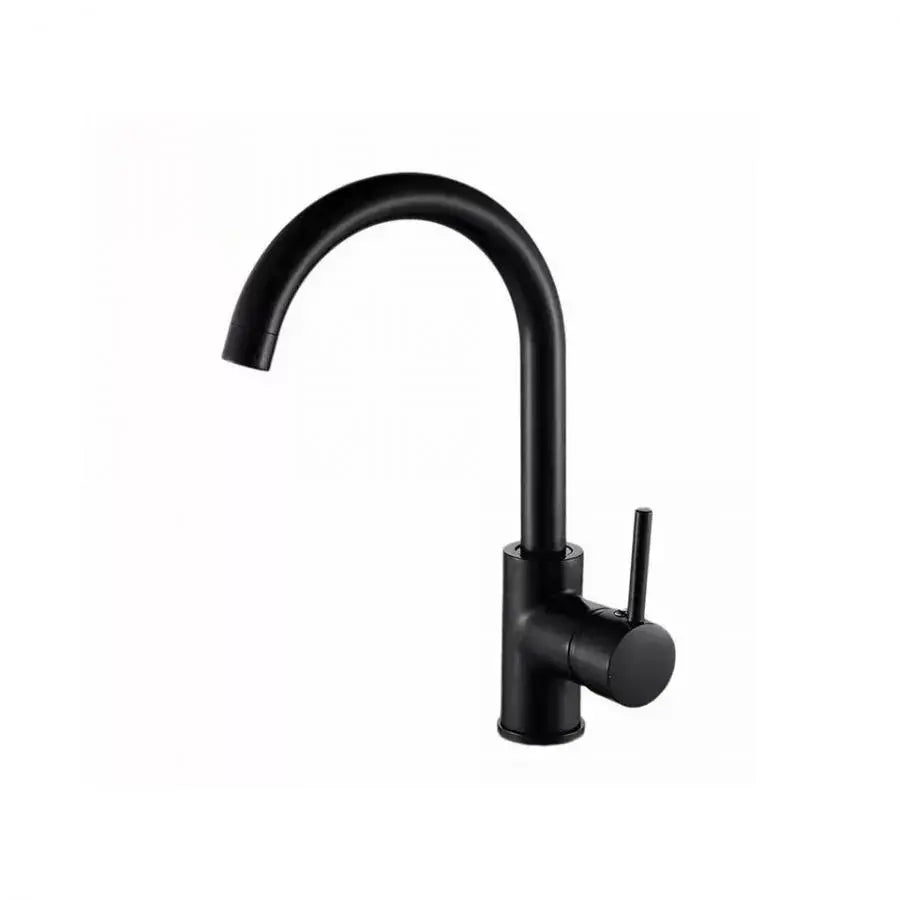 Konyhai csaptelep, SUS304 rozsdamentes acél, fekete, HS/LY008 Konyhai csaptelepek Alapértelmezett cím Alessandro Design