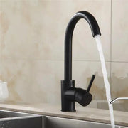 Konyhai csaptelep, SUS304 rozsdamentes acél, fekete, HS/LY008 Konyhai csaptelepek Alapértelmezett cím Alessandro Design