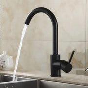 Konyhai csaptelep, SUS304 rozsdamentes acél, fekete, HS/LY008 Konyhai csaptelepek Alapértelmezett cím Alessandro Design