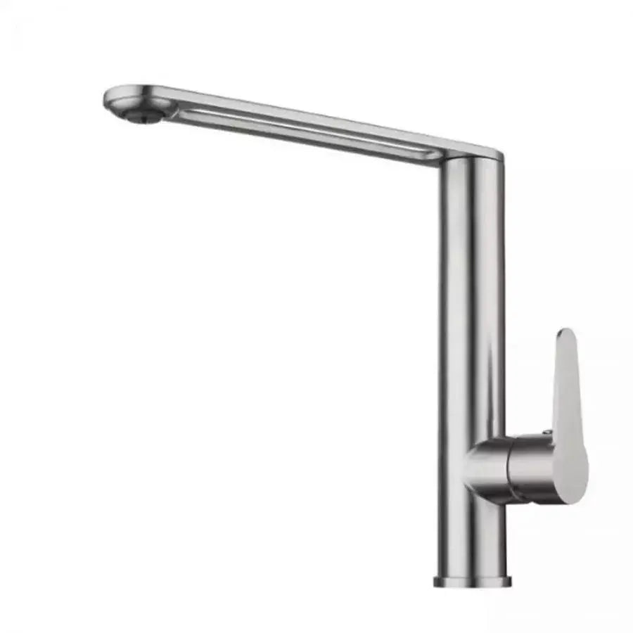 Konyhai csaptelep, SUS304 rozsdamentes acél, szatén, N/CF0C1 Konyhai csaptelepek Alapértelmezett cím Alessandro Design