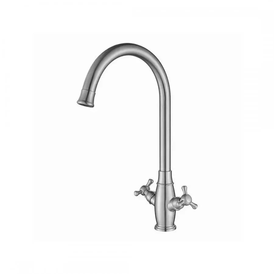 Konyhai csaptelep, SUS304 rozsdamentes acél, szatén, YSQ/104 konyhai csaptelepek alapértelmezett cím Alessandro Design