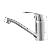 Mosogató csaptelep, forgatható kifolyó, hossz 15 cm, kerámiapatron, króm, csatlakozóval, fürdőszobai csaptelepek Alapértelmezett cím Alessandro Design