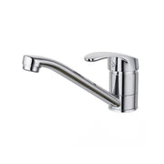 Mosogató csaptelep, forgatható kifolyó, hossz 15 cm, kerámiapatron, króm, csatlakozóval, fürdőszobai csaptelepek Alapértelmezett cím Alessandro Design