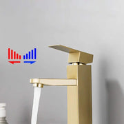 Arany rozsdamentes acél mosogató csaptelep ZY1007 fürdőszobai csaptelepek alapértelmezett cím Alessandro Design