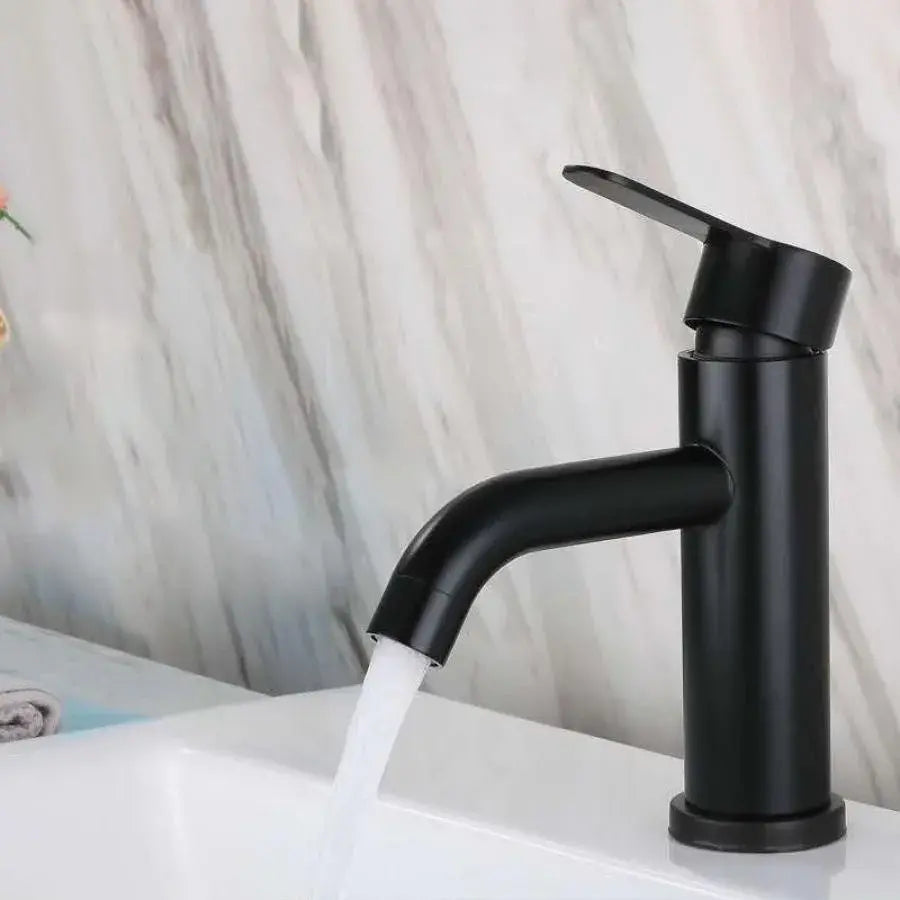 Mosogató csaptelep, SUS304 rozsdamentes acél, fekete, HS/LY007 fürdőszobai csaptelepek Alapértelmezett cím Alessandro Design