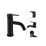 Mosogató csaptelep, SUS304 rozsdamentes acél, fekete, HS/LY007 fürdőszobai csaptelepek Alapértelmezett cím Alessandro Design